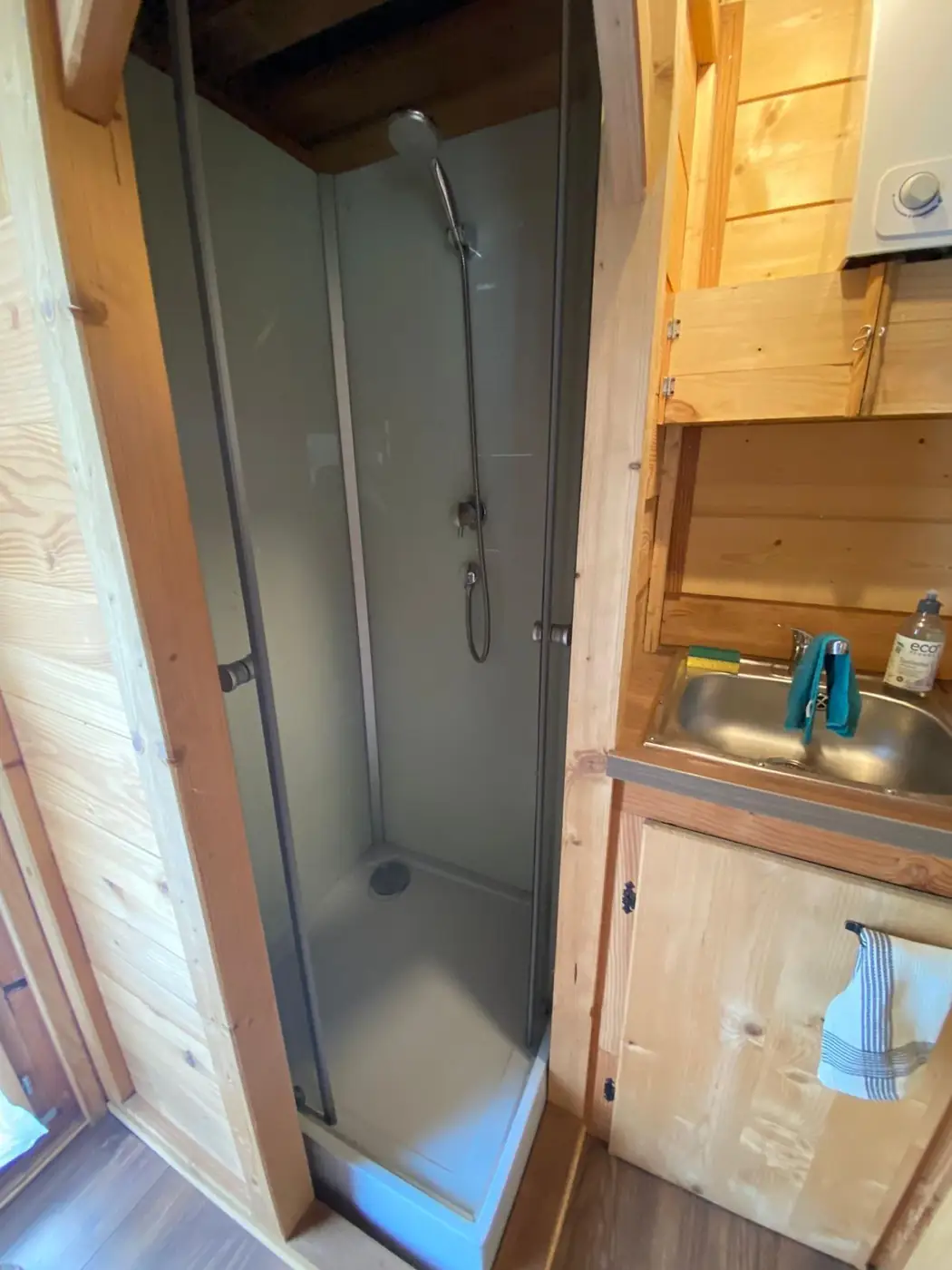 Douche de la Tiny House